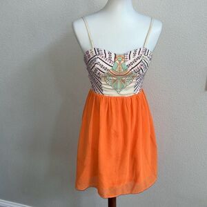 Anthropologie Flying Tomato dress boho coastal cowgirl XS